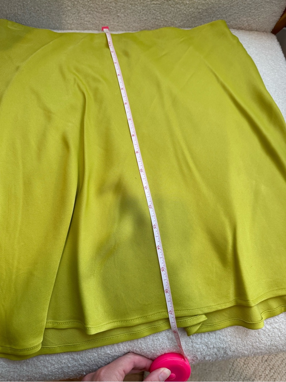 Anthropologie Tilda Mini Slip Skirt - Zest - Picture 8 of 8